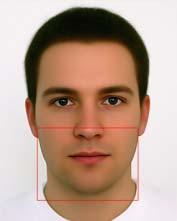 segment assimilating nucleus (SUSAN) pada citra wajah hasil proses deteksi posisi wajah. Algoritma SUSAN digunakan untuk melakukan pendeteksian tepi (edge detection) pada area pencarian mata.