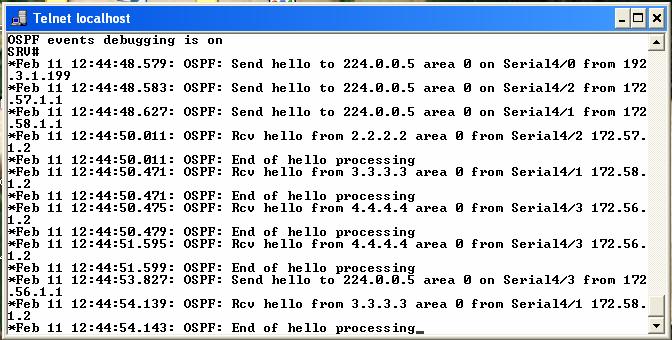 Gambar di atas menampilkan Routing Protokol yang sedang aktif, dalam hal ini OSPF dan area dari setiap subnet yang terdapat di router server lantai 6. Gambar 4.