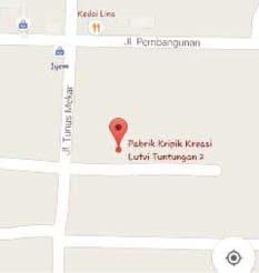 2.3. Lokasi Perusahaan UKM Kreasi Lutvi berlokasi di Jalan Tunas Mekar No.285, desa Tuntungan II, Kecamatan Pancur Batu, Medan. Hal ini dapat dilihat pada Gambar 2.1 