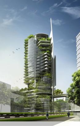 EDITT (Ecological Design in The Tropics) Tower : a Profil Bangunan :