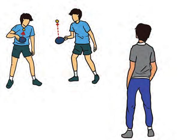 B. Variasi Gerak Spesifik Pembelajaran Tenis Meja Variasi dalam pembelajaran tenis meja adalah melakukan satu bentuk gerakan gerak spesifik dengan berbagai cara, seperti melakukan gerak spesifik