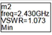 9,54 db. Nilai return loss frekuensi low pada -10 db adalah sebesar 2,400 GHz, dan frekuensi high pada -10 db sebesar 2,460 GHz. Untuk menghitung besar bandwidth dapat menggunakan persamaan 9.