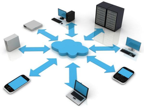 Gambar 7. Pengolahan Sistem cloud computing Sebuah server pusat mengelola sistem, memantau lalu lintas dan permintaan client untuk memastikan semuanya berjalan lancar ( Gambar 7 ).