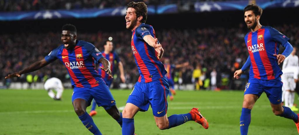 Luis Suarez berhasil mencetak 65 gol dari 64 penampilannya bersama Barca di Camp Nou Sergi Roberto telah berhsil mencetak tiga gol dalam Liga Champions, semuanya dia cetak di camp Nou Cavani menjadi