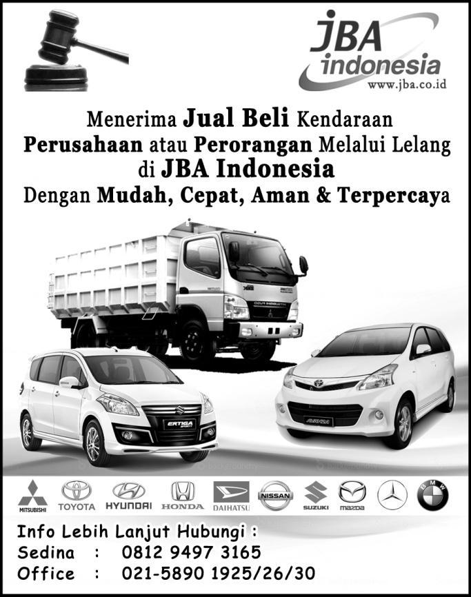 d. Iklan Display lelang kendaraan bermotor PT. JBA Indonesia Gambar 4.