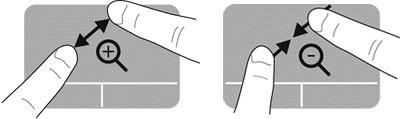 Memutar (hanya model tertentu) Memutar berfungsi untuk memutar arah item seperti foto. Arahkan pointer ke sebuah objek lalu tumpukan jari telunjuk kiri pada zona Panel Sentuh.