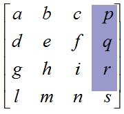 Operasi Proyeksi Perspektif Proses komputasi untuk operasi proyeksi perspektif ditentukan oleh elemen p, q, r dari matriks transformasi umum 3 dimensi yang telah diberikan pada bab sebelumnya.