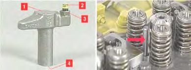 Penyetelan ini merupakan salah satu penyetelan yang paling kritis pada valve train. 2. Lock nut, untuk mengunci screw pada posisinya setelah penyetelan dilakukan 3.