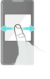 Mempelajari dasar-dasar Berinteraksi dengan jendela Setelah Style Cover disiapkan dan dilampirkan ke ponsel, Anda harus menutup cover untuk mengaktifkan fungsi jendela pintar.