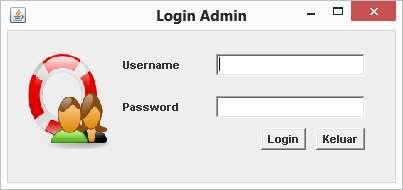 64 IV.1.2. Tampilan Halaman Form Login Menu ini digunakan untuk masuk ke sistem dengan memasukkan nama, password, dan status.