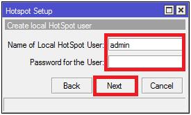net - Membuat User dan Password Hotspot. Nantinya User ini yang akan digunakan untuk login di hotspot yang kita buat. - Selesai.
