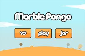 136 4.3 Prosedur Penggunaan Aplikasi ini dijalankan dengan menggunakan iphone Simulator pada Mac. Prosedur penggunaan aplikasi game Marble Pongo adalah sebagai berikut: 4.3.1 Main Menu Pada tampilan ini pemain dapat memilih beberapa game mode yang tersedia dalam permainan seperti Versus, Play, Jar.