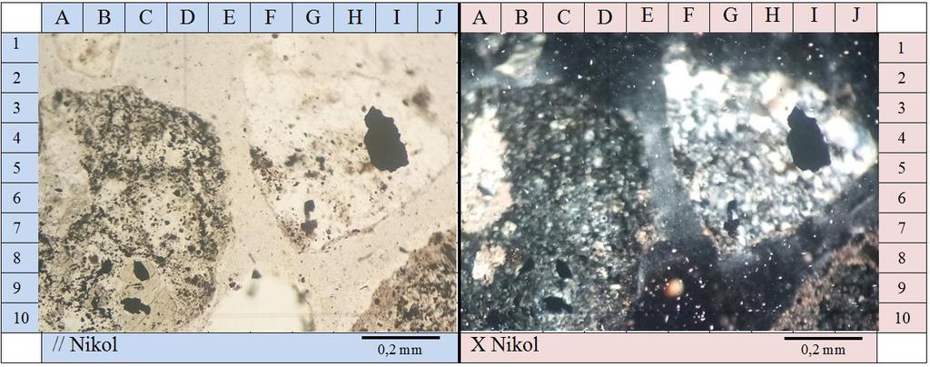 Karakterisasi Mineralogi Petunjuk Termperatur pada Sumur Vn Lapangan Wayang Windu, Pangalengan, Jawa Barat (Vina Oktaviany) pada sayatan tipis adalah tidak berwarna pada nikol sejajar, bergantian
