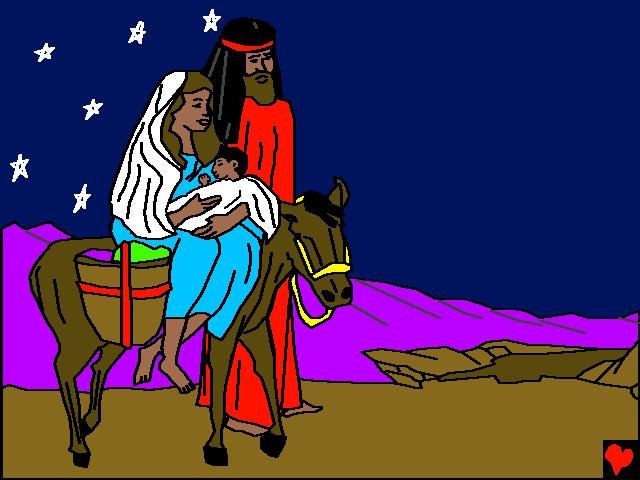 Diperingatkan dalam mimpi, Yusuf membawa