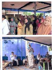 Raya, kemudian menuju Desa Balian dengan waktu tempuh 2 jam dari Desa Mulya Jaya, pertemuan dengan Ibu-ibu pengajian se Kecamatan Mesuji Raya Kabupaten Ogan Komering Ilir 3.
