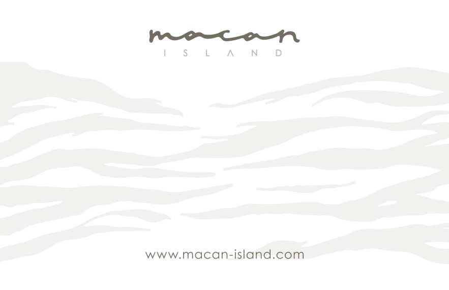 memperjelan brand Pulau Macan, elemen grafis ini sebagai pembeda Pulau Macan dengan kompetitor. 5.3 Aplikasi Kartu Nama Gambar 5.