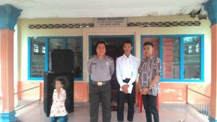 SAT BIMNAS RES LAMSEL : Bhabin desa mulyosari Polsek Tanjung Bintang Bripka Dini melakdanakan