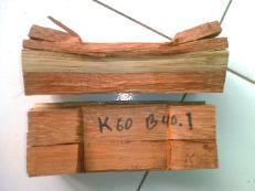 Data hasil pengujian tekan laminasi bambu apus dan kayu meranti Kode Uji Rata-rata σtk (MPa) K30B70 41,64 K40B60 41,69 K50B50 41,69 K60B40 41,77 K70B30 41,99 Gambar 10.