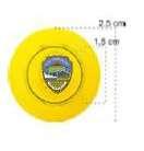 75 cm Lingkaran Dalam terdapat Satu Lingkaran Hitam Diletakan di Saku Dada Sebelah Kanan 4) Eselon IIIb Diameter