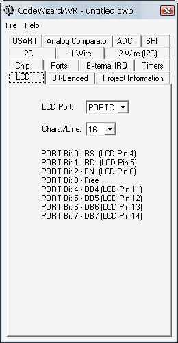58 Adapun Software CodeVisionAVR untuk pengaturan LCD dapat dilihat pada gambar IV.5 pada gambar dibawah ini. Gambar IV.
