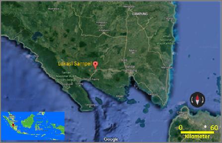 Potensi Batuan Induk Hidrokarbon Serpih Gumai Gambar 1. Lokasi pengambilan sampel di Talang Padang (Google Earth, 2017) Gambar 2.