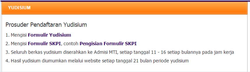 Yudisium Dilaksanakan oleh Pengelola S2 Teknik Informatika Universitas AMIKOM Yogyakarta Informasi yudisium dapat dilihat di: http://mti.amikom.ac.id/index.