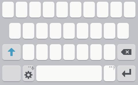 Dasar-dasar Memasukkan teks Tata letak keyboard Keyboard muncul secara otomatis saat Anda memasukkan teks untuk mengirim pesan, membuat memo, dan sebagainya.