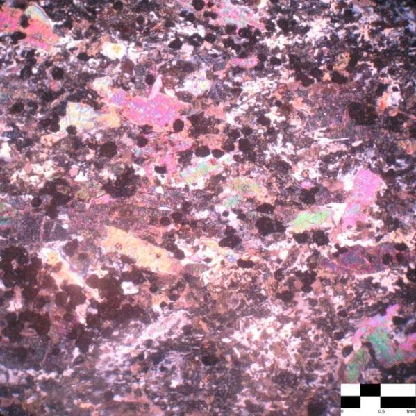 Kuarsa Garnet Garnet Muskovit Foliation -Schist Biotit Biotit // - NIKOL Perbesaran 100x X - NIKOL Gambar 3. Kenampakan mikroskopis sekis stasiun ST.