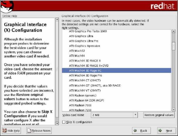 21. Klik Next untuk menentukan jenis monitor yang digunakan dan resolusi yang diinginkan. 22. Setelah anda memasukan dengan benar, maka selesai sudah instalasi Linux RedHat 9.0.