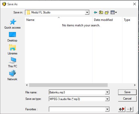 Klik menu File > Export > MP3.