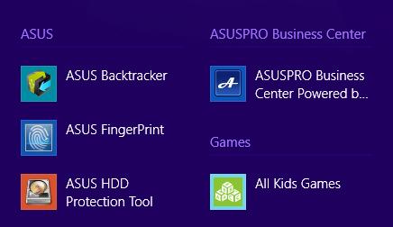 ASUS FingerPrint Biometrik sidik jari ditangkap oleh sensor sidik jari PC Notebook menggunakan aplikasi ASUS FingerPrint app.