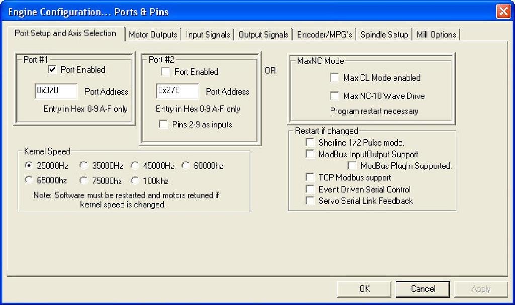 Untuk memulai mengoperasikan Mach3 software: 1. klik 2 kali shortcut Mach3 Loader yang terdapat pada desktop, stelah itu akan muncul jendela Session Profile, pilih Mach3Mill/OK.