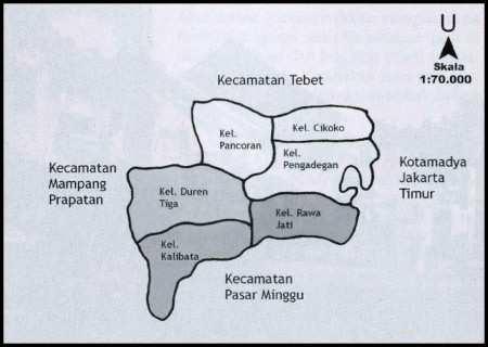 39 Luas wilayah kelurahan (ha) di Kecamatan Pancoran : Sumber : KPP Pratama Jakarta Pancoran Gambar 3.
