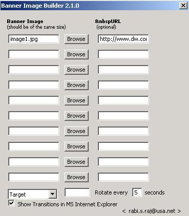 Media Informatika Vol. 6 No. 3 (2007) 112 b. Buka jendela extension Banner Image Builder dengan memilih menu Command Banner Image Builder. Tampilannya seperti pada Gambar 7 
