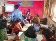 Media Berbasis ICT Pada akhir sesi pelatihan dan peer teaching, kuesioner disebarkan kepada guru untuk