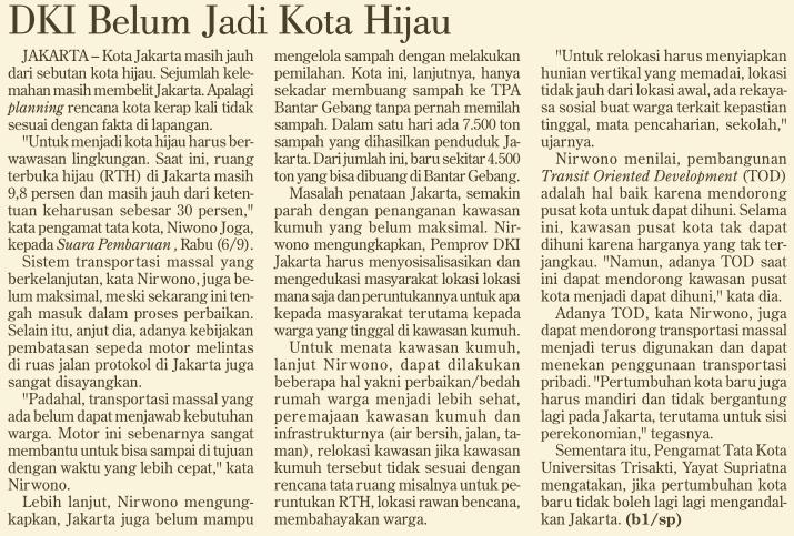 Judul DKI Belum Jadi Kota Hijau Tanggal Media Investor Daily, (Halaman, 11)