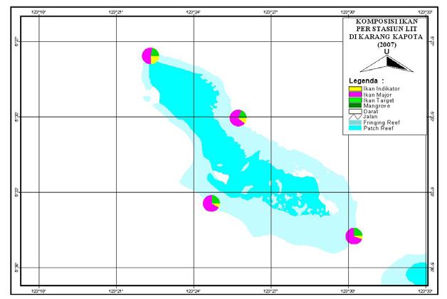 monitoring dengan metode UVC di Pulau Tomia. Gambar 20.