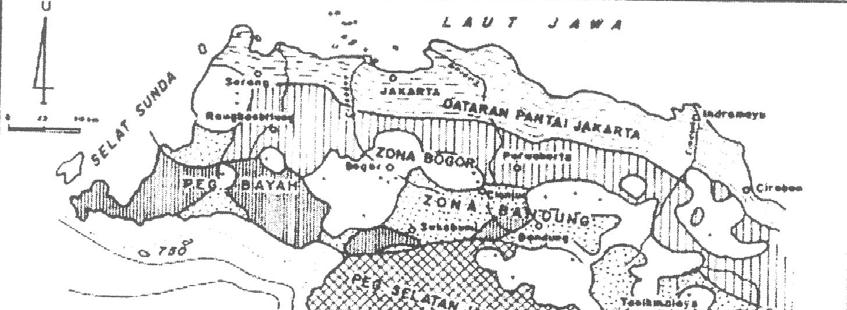 Parigi, late sag basin fill diendapkan Formasi Cisubuh dan hadirnya endapan kontinen pada saat Plistosen. 2.