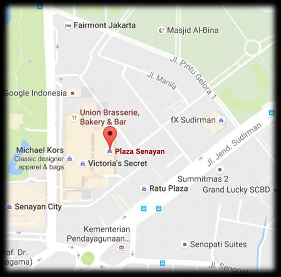 1.4 Lokasi Lokasi ruang parkir gedung Senayan Square terletak di Jl.