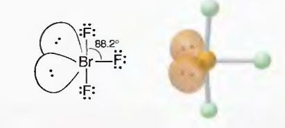 ideal karena ada gaya tolak dari 2 PEB. Formula bentuk molekul (AX 3 E 2 ) 4.