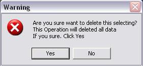konfirmasi untuk delete, pilih ok untuk menghapus atau pilih cancel untuk menggagalkan proses delete. Gambar 4.