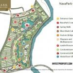Navapark BSD Map Konsep proyek Nava Park adalah hunian resort