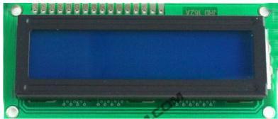 24 LMB162A adalah modul LCD matrix dengan konfigurasi 16 karakter dan 2 baris dengan setiap karakternya dibentuk oleh 8 baris pixel dan 5 kolom pixel (1 baris terakhir adalah kursor).
