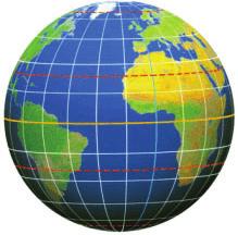 Garis bujur adalah garis khayal di permukaan bumi yang menghubungkan Kutub Utara dengan Kutub Selatan.