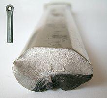Patah Lelah Patahan sebuah lengan engkol aluminium Daerah goresan