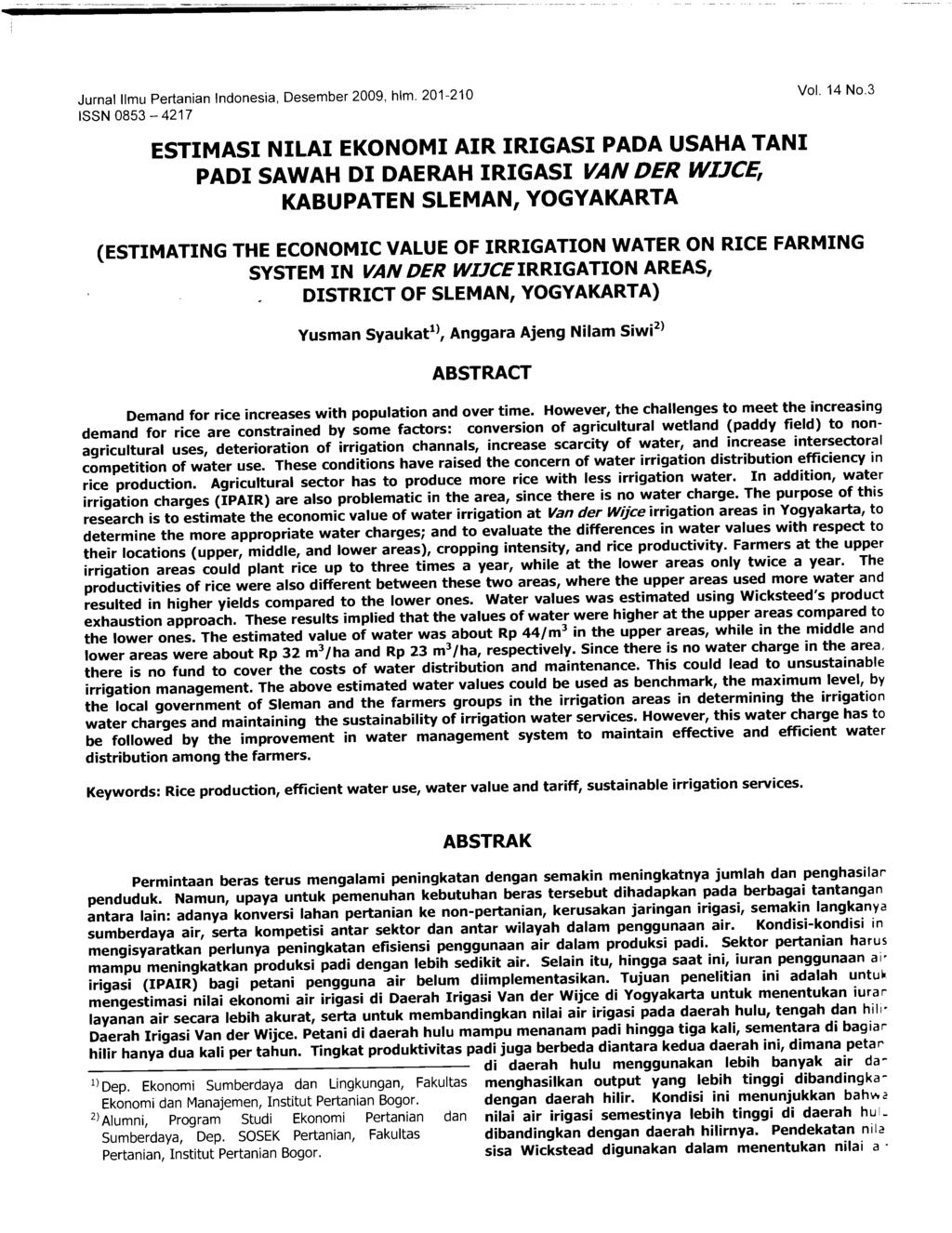 Jurnalllu Perti Indonesia, Deseber 9, hi. 1- ISSN 8-17 Vol. 1 No.