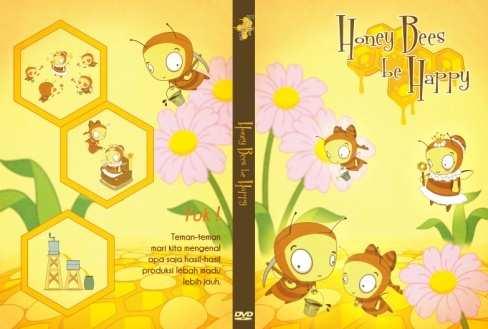 5. Box DVD dan Cover DVD Gambar 8 Box DVD Honey Bees Be Happy Gambar 9 Cover DVD Honey Bees Be