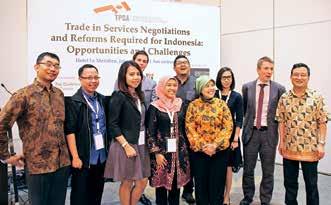 2. Sebuah studi tur dengan topik perundingan perdagangan sektor jasa pada tanggal 26 hingga 30 September 2016 di Genewa.