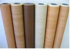 Finishing yang berbentuk lembaran atau rol ada bermacam macam seperti veneer (lapisan tipis kayu asli), laminate ( bisa HPL atau paper fancy laminate), Taconsheet, dan PVC (polyvinyl carbonate).