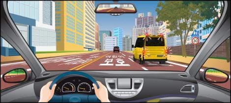 5 Bisa saja bertabrakan dengan mobil yang berjalan lurus dari sebelah kanan ke kiri. 정답,, (9) 5. cara berkendara paling aman dari situasi jalan berikut adalah?